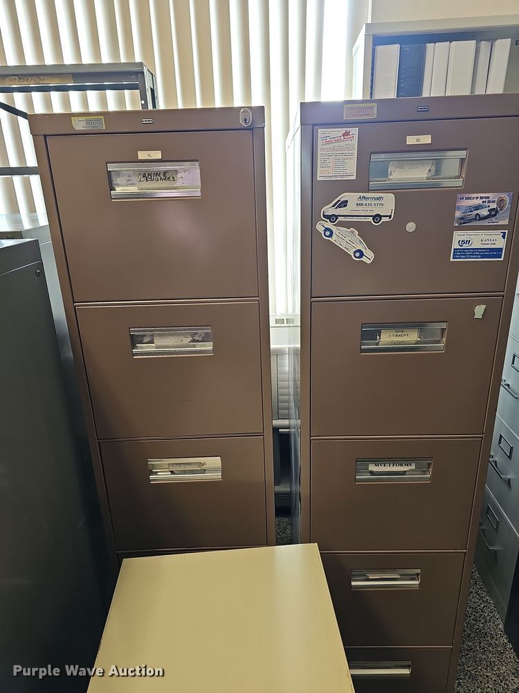 image for item OL9494 Approximately (20) metal file cabinets