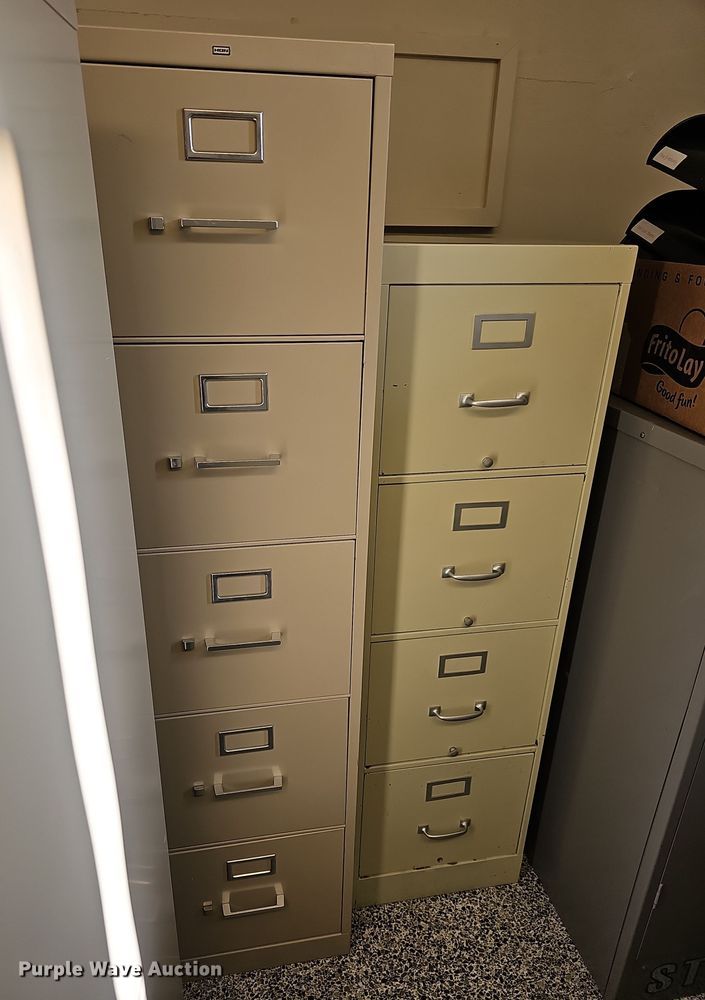 image for item OL9494 Approximately (20) metal file cabinets