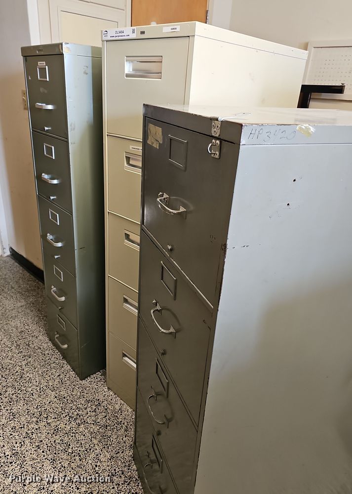 image for item OL9494 Approximately (20) metal file cabinets