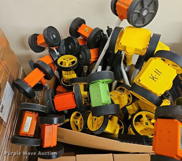 image for item OL9501 Approximately (150) Rolatape measuring wheels