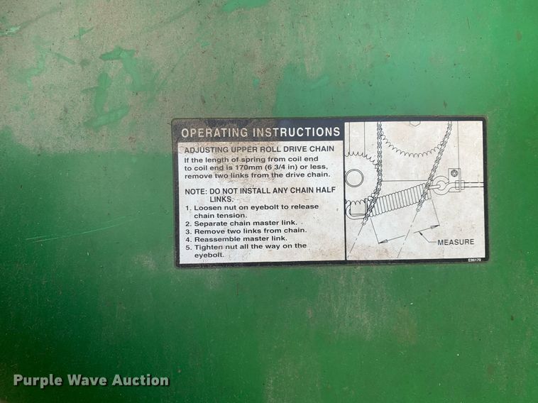 image for item DP8783 John Deere 435  round baler