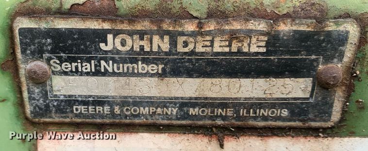 image for item DP8783 John Deere 435  round baler