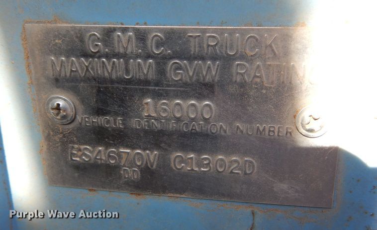 image for item DR5906 1967 GMC  grain truck