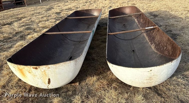 image for item EK9812 (2) metal feed bunks