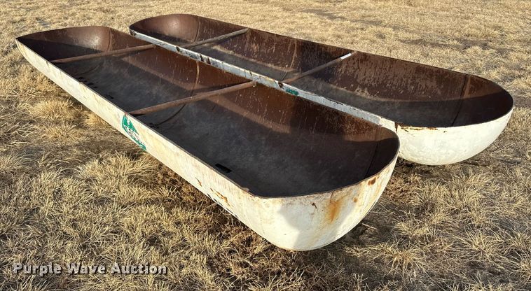 image for item EK9812 (2) metal feed bunks