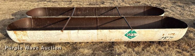 image for item EK9812 (2) metal feed bunks