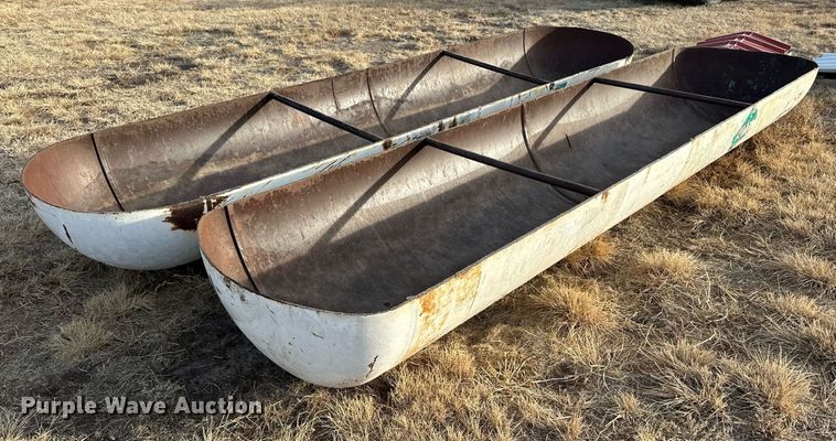 image for item EK9812 (2) metal feed bunks