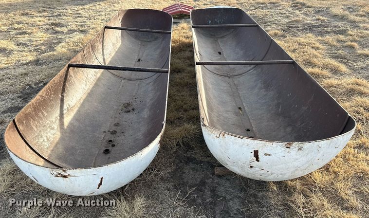 image for item EK9812 (2) metal feed bunks