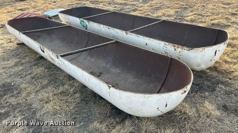 image for item EK9812 (2) metal feed bunks
