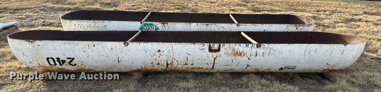 image for item EK9812 (2) metal feed bunks