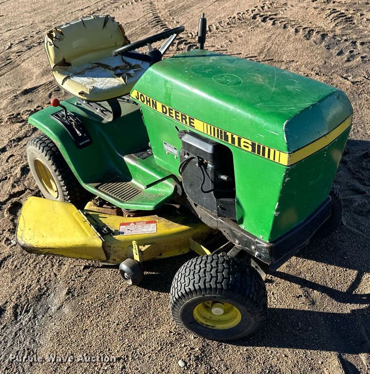 image for item EK9856 John Deere 116  lawn mower