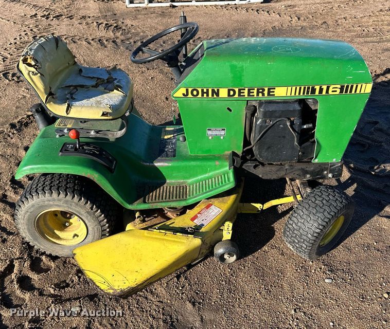 image for item EK9856 John Deere 116  lawn mower