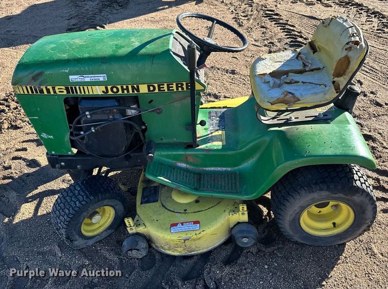 image for item EK9856 John Deere 116  lawn mower