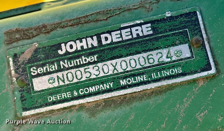 image for item EK9859 John Deere 530  implement dolly