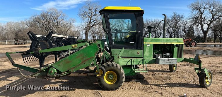 image for item EK9889 John Deere 2420  swather / windrower