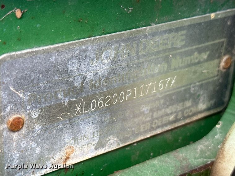 image for item EK9890 1993 John Deere 6200 Gilbert  tractor