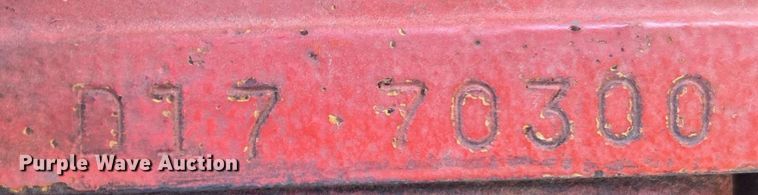 image for item NB9288 1963 Allis-Chalmers D17  tractor