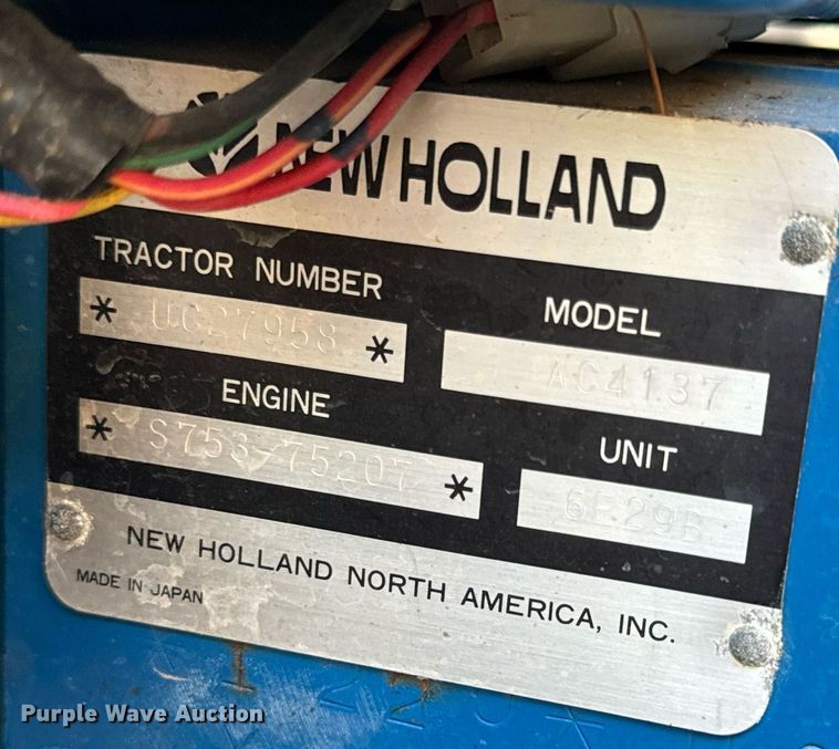 image for item NM9179 New Holland 1220  MFWD tractor