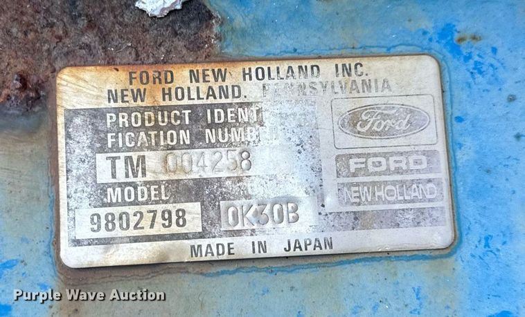 image for item NM9179 New Holland 1220  MFWD tractor