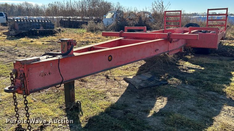image for item ZA0388 Shop built  windrower trailer