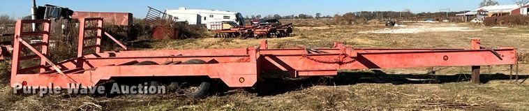 image for item ZA0388 Shop built  windrower trailer