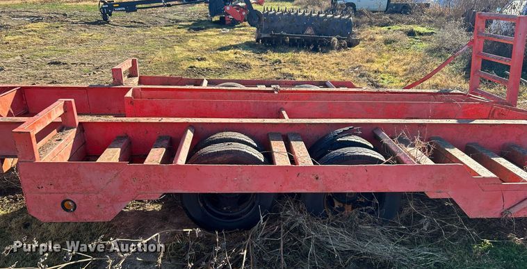 image for item ZA0388 Shop built  windrower trailer