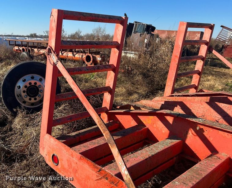 image for item ZA0388 Shop built  windrower trailer