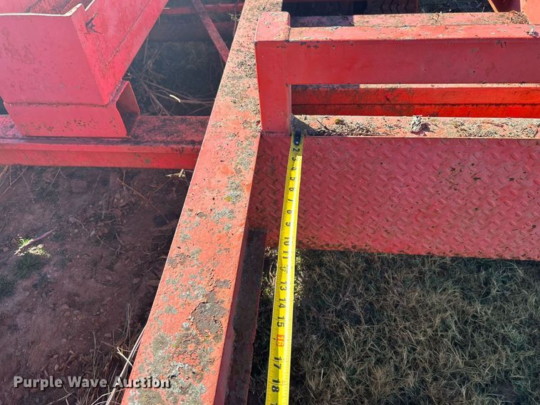 image for item ZA0388 Shop built  windrower trailer