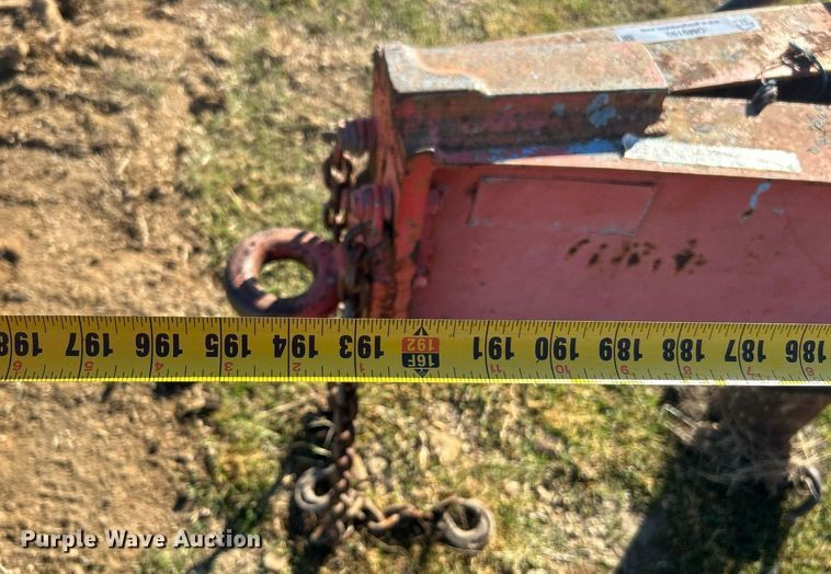 image for item ZA0388 Shop built  windrower trailer