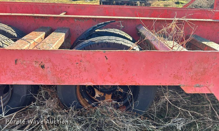 image for item ZA0388 Shop built  windrower trailer