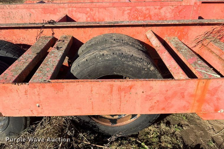 image for item ZA0388 Shop built  windrower trailer