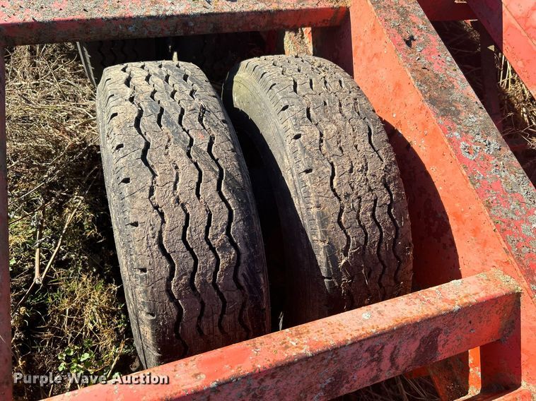 image for item ZA0388 Shop built  windrower trailer