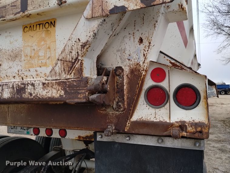 image for item DK8954 1999 Ranco  end dump trailer