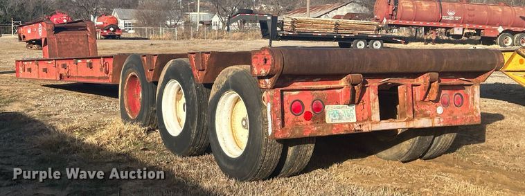 image for item DN0637 1981 Nuttall 350-0L  oilfield trailer