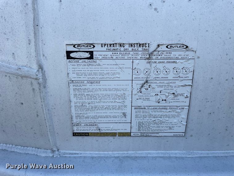 image for item DP0276 1979 Butler MFG  tank trailer