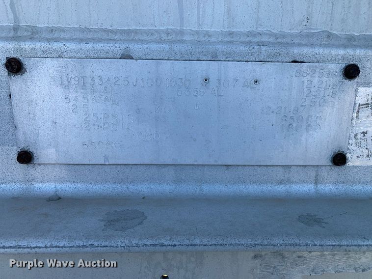 image for item DP8784 1988 VIM 307AL  tank trailer