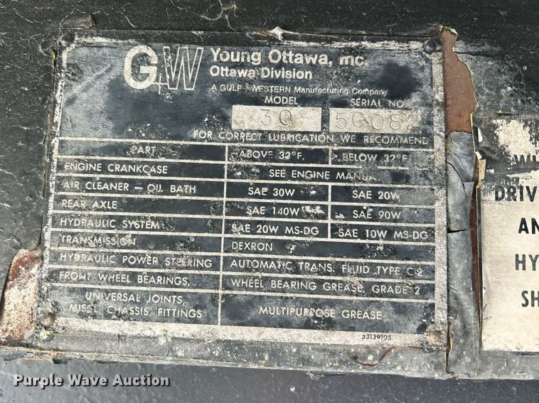 image for item DQ1074 Ottawa YT30  yard truck