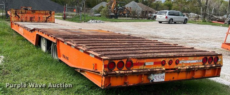 image for item DQ2315 2003 Trail King TK70HT drop deck equipment trailer