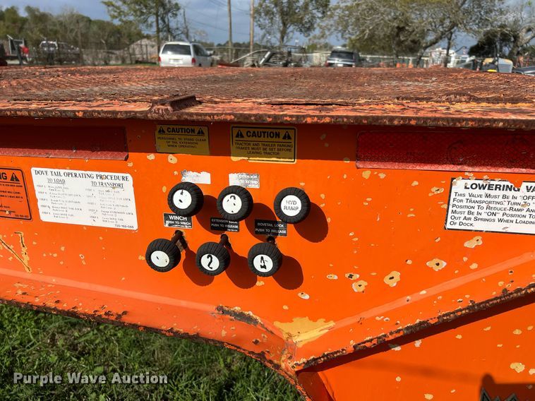 image for item DQ2315 2003 Trail King TK70HT drop deck equipment trailer