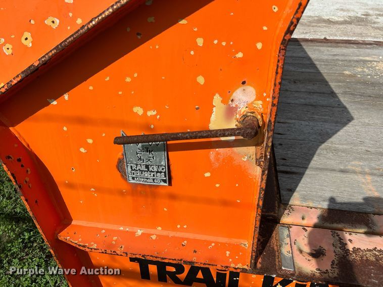image for item DQ2315 2003 Trail King TK70HT drop deck equipment trailer