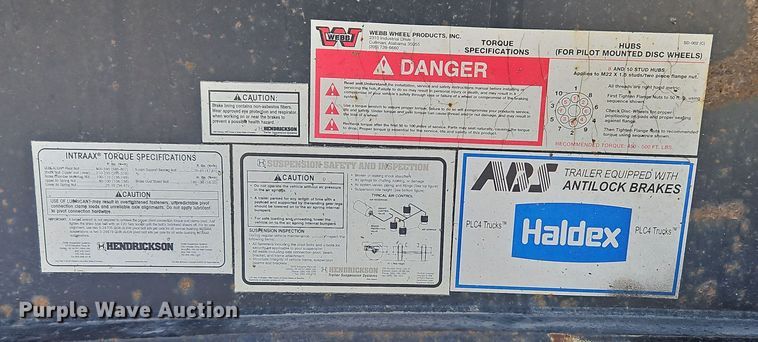 image for item LB9623 2007 Utility FS2CHA  flatbed trailer