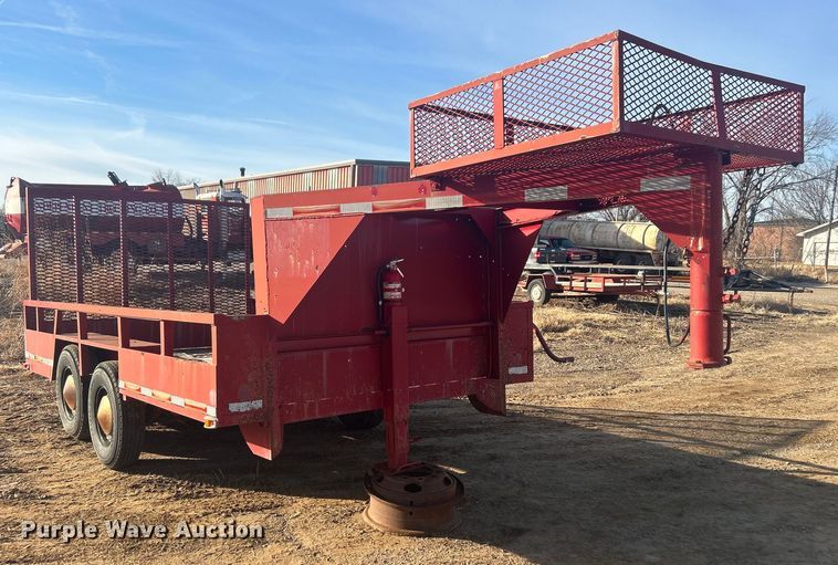 image for item DN0638 Shop built  equipment trailer