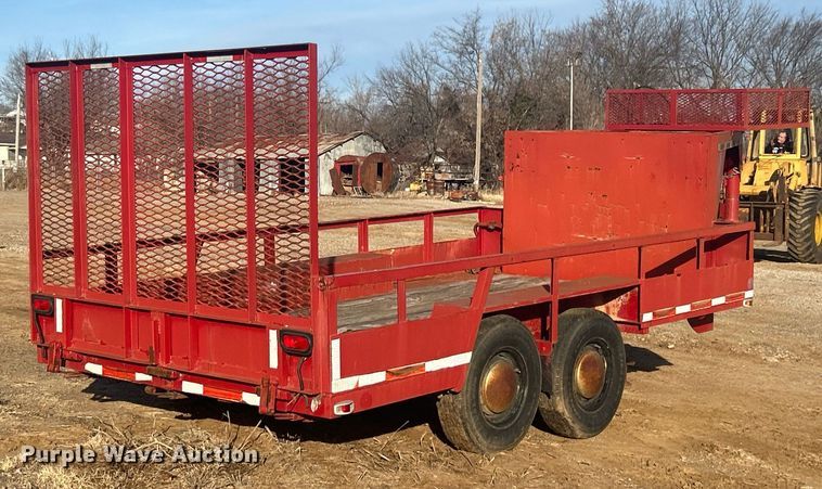 image for item DN0638 Shop built  equipment trailer
