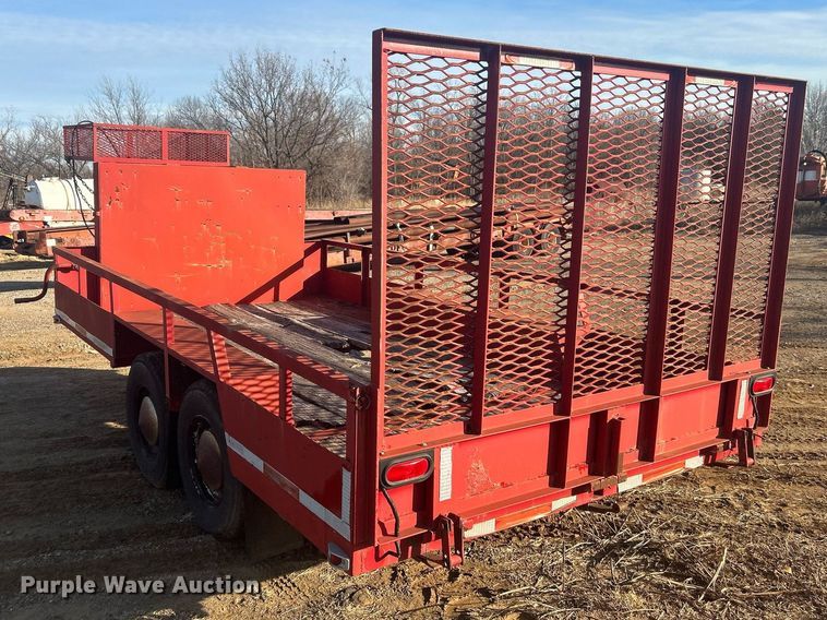 image for item DN0638 Shop built  equipment trailer