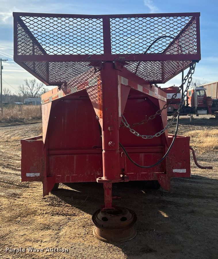 image for item DN0638 Shop built  equipment trailer