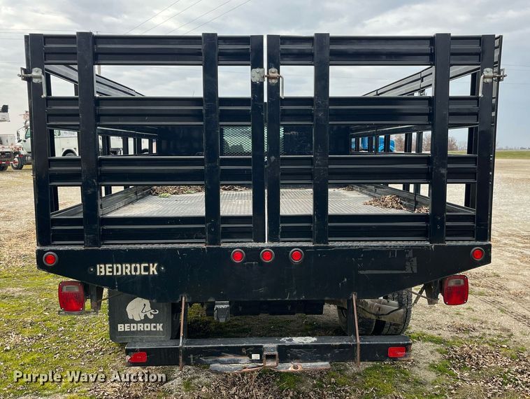 image for item DP2181 2008 Ford F550 Super Duty Crew Cab XL  Crew Cab flatbed pickup truck