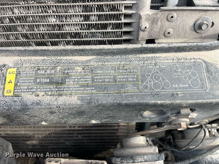 image for item DP2181 2008 Ford F550 Super Duty Crew Cab XL  Crew Cab flatbed pickup truck