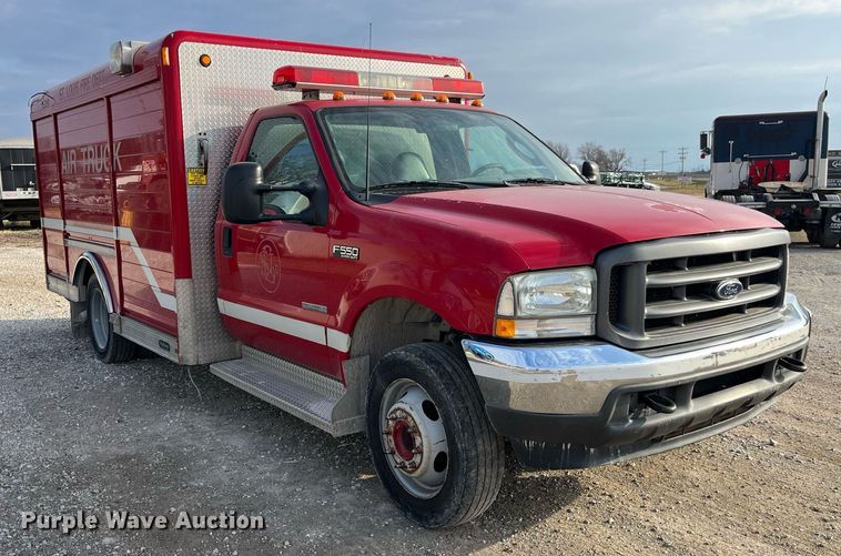 image for item DP2183 2003 Ford F550 Super Duty XL  rescue vehicle