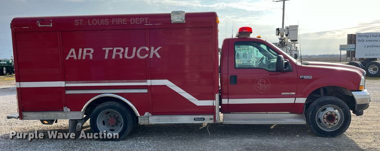 image for item DP2183 2003 Ford F550 Super Duty XL  rescue vehicle