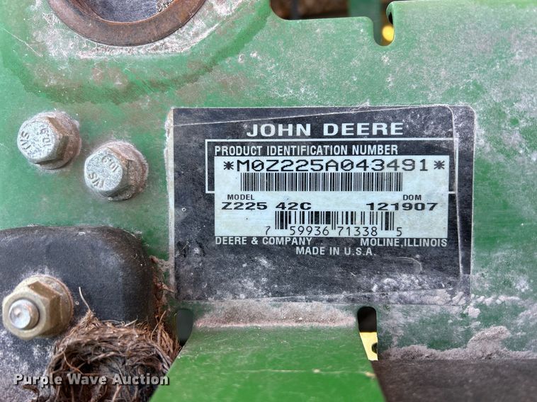 image for item DQ1075 John Deere Z225  ZTR lawn mower